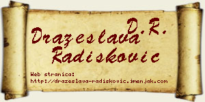 Dražeslava Radišković vizit kartica